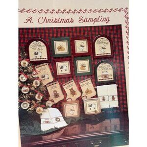 A Christmas Sampling Counted Cross Stitch Book  Festive Designs & Patterns